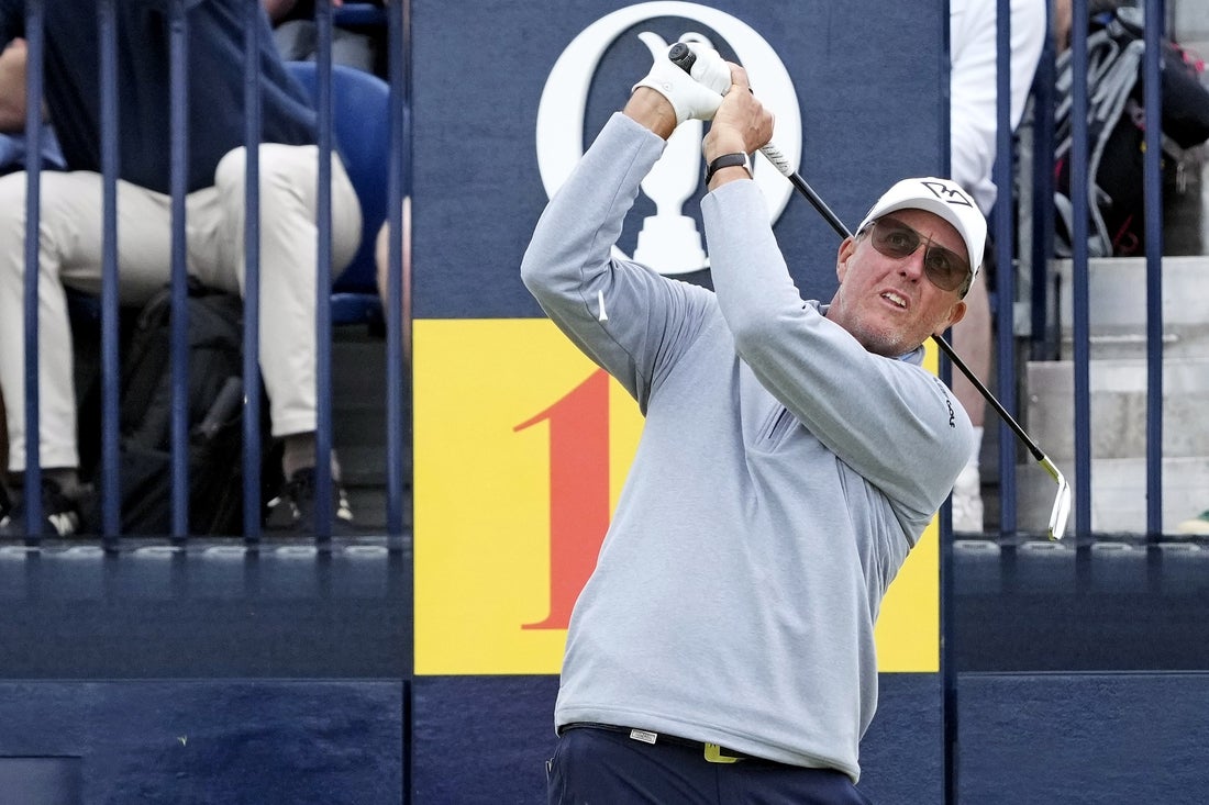 Phil Mickelson’s early hole-out highlights best Open start since ’16
